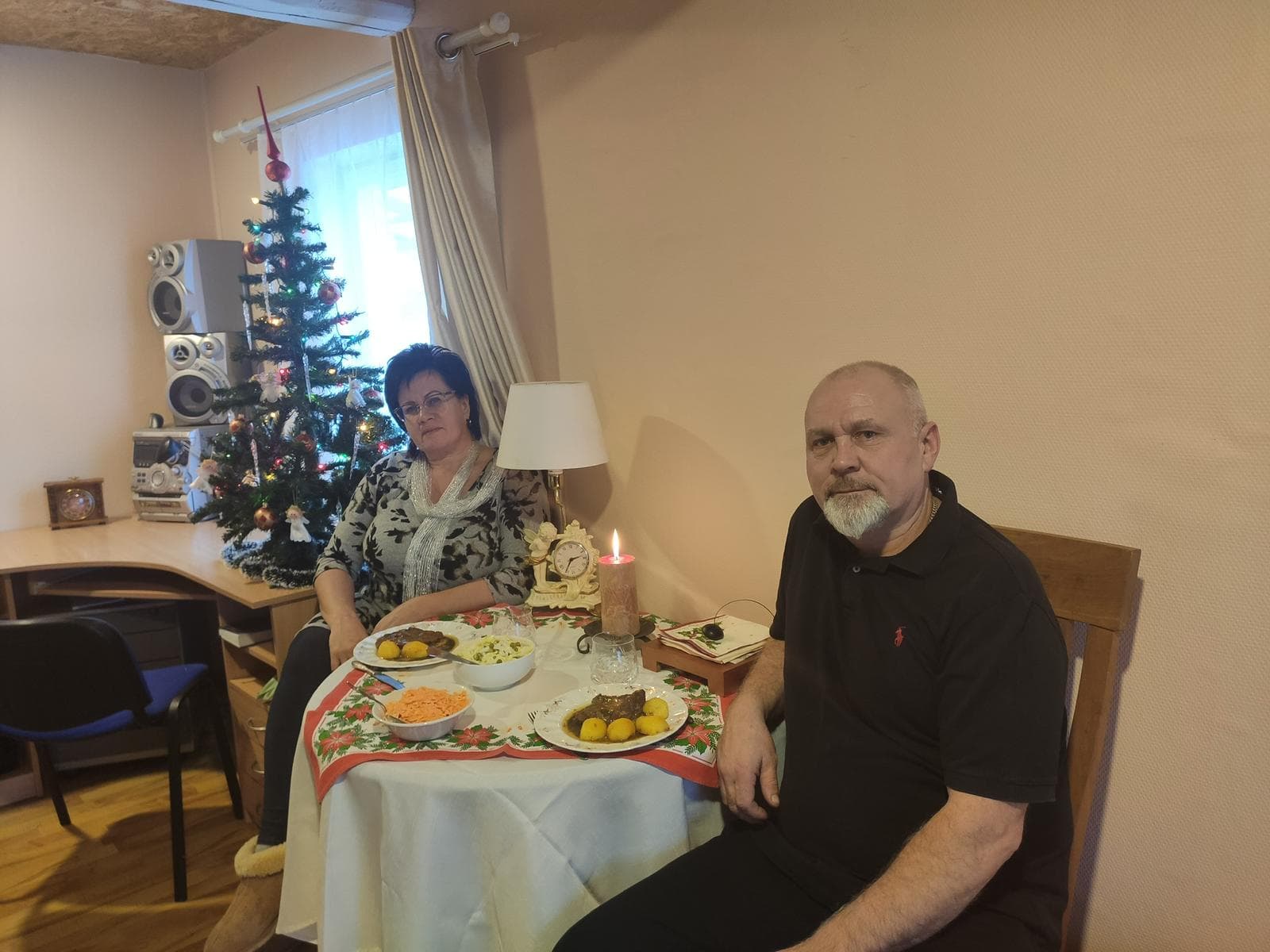 Основатель фонда Арунас Руткус с женой