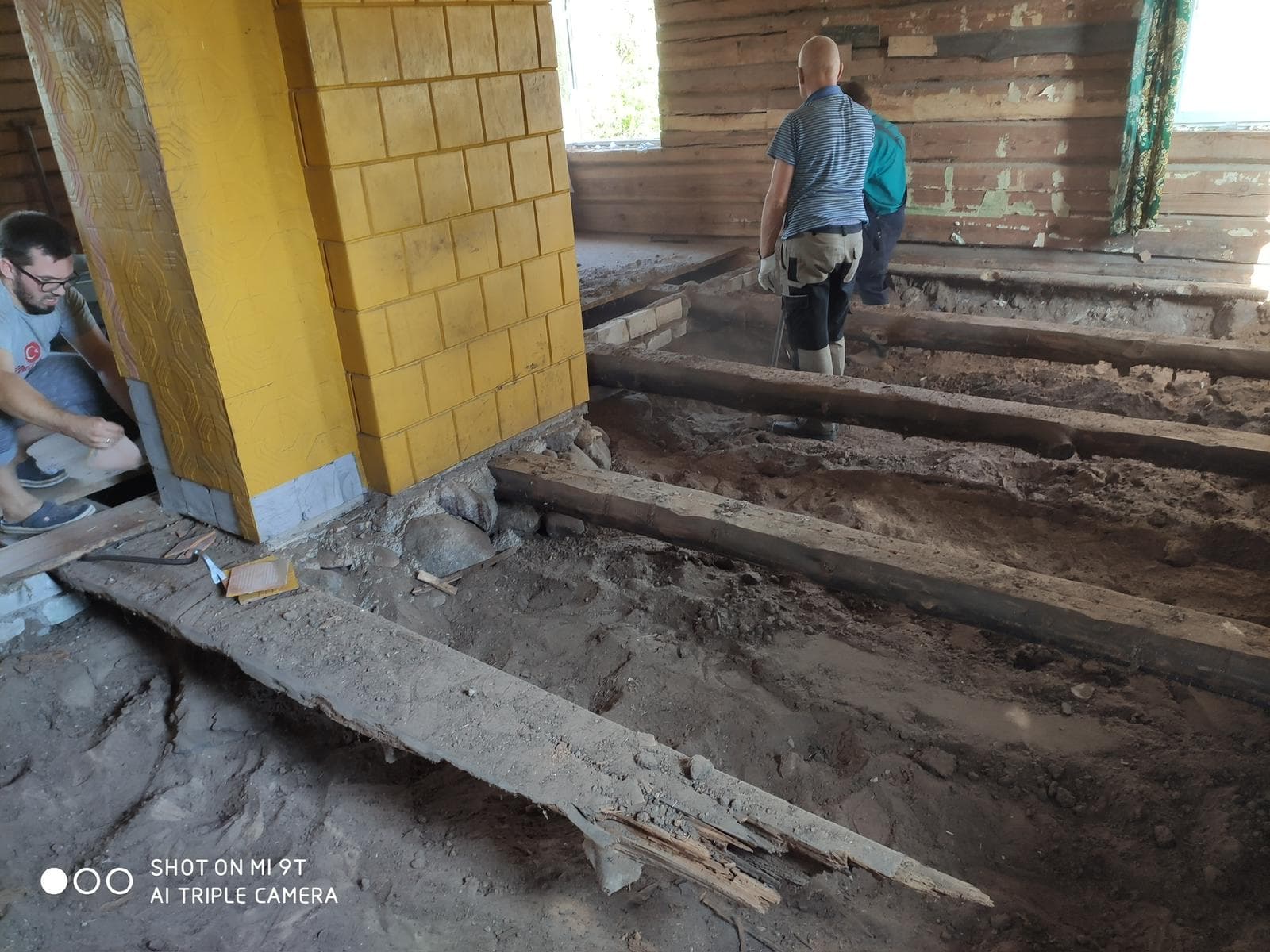 Building restoration work